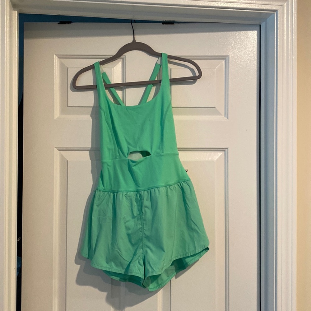 Free People Green Righteous Runsie